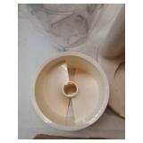 Dash Deluxe Shaved Ice & Slushy Maker - Easy-to-Use Slushy & Snow Cone Maker - Includes Serving Pitcher & Recipe Guide for Homemade Treats - Cream - Retail: $35