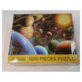 Jigsaw Puzzles 1000 Pieces for Adults, Families (Space Traveler, Solar System) Pieces Fit Together Perfectly - Retail: $12