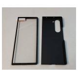 Slim Fit Case for Samsung Galaxy Z Fold 6, with Front Built-in Screen Protector, Ultra Thin Matte PC Protective Cover for Samsung Galaxy Z Fold6 5G 2024 (Black) - Retail: $15