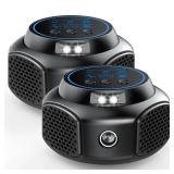 2 Pack Ultrasonic Pest Repellent Plug in, Indoor Pest Rodent Control for Mouse Mice Rat Squirrel Bat Roach Spider Ant Bug, Electronic Repelling Device Mouse Traps - Retail: $80