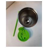 18oz Tumbler With lid And Straw Stainless Steel Travel Coffee Mug Insulated Tumblers Cups, Bamboo Grove - Retail: $14