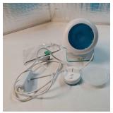 Clay Bead Spinner, Electric Bead Spinner for Jewelry Making, Friendship Bracelets Maker with Needle and Elastic String, Blue (Beads Not Included) - Retail: $20