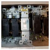 Toggle Light Switch, Single Pole, 15A 120-277V, Grounding Screw, Residential Grade, UL Listed, 88115-W-10PCS, White (10 Pack), 10 Count - Retail: $16