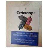 Cooler Bag Freezable Lunch Bag for Work School Travel, Leak-proof Small Lunch Bag, Small Insulated Bag For Kids 3+/Adults, Freezer Lunch Bags, Freezable Snack Bag, Grey - Retail: $18