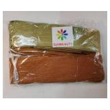 4 PCS 20 Brown Yellow Giant Paper Flowers Boho Baby Shower Party Decorations Thanksgiving Fall Autumn Large Tissue Pom Poms Neutral Floral Rustic Crepe Paper Flowers for Wall Birthday Wedding Garden -