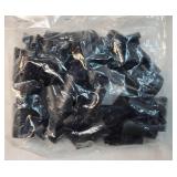 48 Pcs Wire Shelf Clips for 3/4 Inch Posts, 24 Pair Plastic Shelf Locking Clips, Shelving Sleeves Replacements for Wire Shelving System - Retail: $8