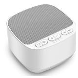 Sleep Sound White Noise Machine with 40 Natural Soothing Sounds and Memory Function 32 Levels of Volume Powered by AC or USB and Sleep Timer Sound Therapy for Baby Kids Adults (B-White) - Retail: $24