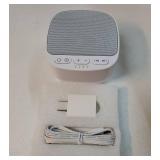 Sleep Sound White Noise Machine with 40 Natural Soothing Sounds and Memory Function 32 Levels of Volume Powered by AC or USB and Sleep Timer Sound Therapy for Baby Kids Adults (B-White) - Retail: $24
