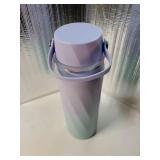 Portable Breastmilk Cooler - 20oz Stainless Steel Milk Chiller Bottle for Travel & Work | Reusable Breastmilk Storage Container, 36+ Hour Cooling, TSA Approved | Violet Aurora - Retail: $33