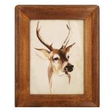 6x8 Wood Picture Frames, Rustic Photo Frame with Real Glass Front, Wall Hanging and Tabletop Standing, Vertical or Horizontal Display (Brown) - Retail: $16