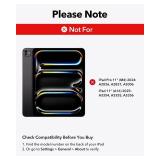 ESR iPad Air 11 inch Case with Keyboard (M3/M2, 2025/2024), iPad Pro 11 (4th/3rd/2nd/1st Gen) & Air 5/4th Magic keyboard Case, Easy-Set Floating Cantilever Stand, Precision Multi-Touch Trackpad, Black