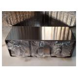 Salt Container With Lid And Spoon, Clear Seasoning Rack Spice Pots, 3 Piece Seasoning Box For Home Kitchen Cafe Storing Salt Sugar Pepper Spice (3 Pieces) - Retail: $35