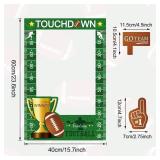 Football Theme Picture Frame, 23.6 x 15.7 inches, Multicolor, for Party Decoration and Photography - Retail: $10