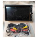 Double Din Car Stereo with Carplay and Android Auto, 7 Inch HD Touchscreen Car Radio with Bluetooth/Mirror Link/EQ/FM/SWC/AUX/USB/RCA + Rear Camera - Retail: $37