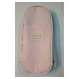 Big Capacity Pencil Pen Case Office College School Large Storage High Capacity Bag Pouch Holder Box Organizer Blue (Pink) - Retail: $12