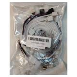 5050 4Pin LED Strip Connector Kit 10mm RGB 4 Pin LED Connector Accessories Kit Include L LED Connectors for Strip Lights, 4-pin LED Light Strip Connectors with Wire, LED Extension Cable - Retail: $17