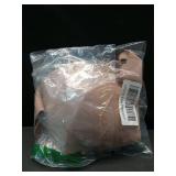 OEAK Womens Deep V Bras Wireless Comfortable Bra Supportive No Underwire Bras Tshirt Push Up Bralettes Plunge Seamless Bra Latte XXL