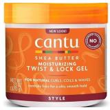 Cantu Shea Butter for Natural Hair Moisturizing Twist & Lock Gel 13 oz. Jar