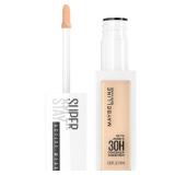 Maybelline Super Stay Liquid Concealer Makeup, Full Coverage Concealer, Up to 30 Hour Wear, Transfer Resistant, Natural Matte Finish, Oil-free, Available in 16 Shades, 18, 1 Count