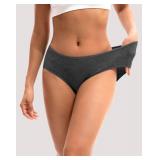 INNERSY Womens Underwear Cotton Hipster Panties Regular & Plus Size 6-Pack(Medium,Dark Vintage)