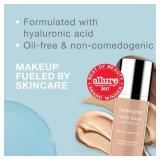 Neutrogena Hydro Boost Hydrating Tint Foundation Makeup for Dry Skin, with Hyaluronic Acid, Lightweight Oil-Free Water Gel, Non-Comedogenic, 20 Natural Ivory, 1.0 fl. oz