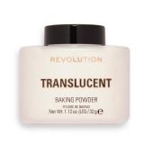 Revolution, Loose Baking Powder, Makeup Setting Powder, Long-Lasting Coverage, Mattifies & Reduces Shine, Translucent, 1.12 oz