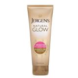 Jergens Natural Glow Self Tanner Body Lotion, Sunless Tanning, Medium to Deep Skin Tone, Daily Moisturizer with Coconut Oil, Vitamin E and Antioxidants, 7.5 Oz