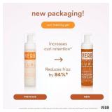 VERB Curl Foaming Gel, 6.7 fl oz Frizz Control Foaming Gel - For Waves, Curls and Coils - Defines + Enhances for Medium Hold Vegan, No Parabens or Harmful Sulfates