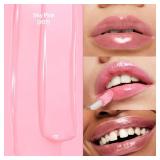 Revlon Super Lustrous Lip Gloss, Non-Sticky, Hydrating, High Shine Finish, 207 Pink Sky, 0.13 oz