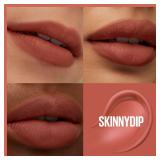 MAYBELLINE Super Stay Teddy Lip Tint, Long Lasting Matte Lipstick For Up To 12HR Wear, Skinnydip, 1 Count