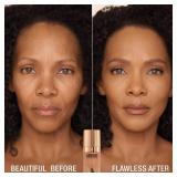 Charlotte Tilbury Airbrush Flawless Matte Foundation - Full Coverage Liquid Makeup with a Natural-Matte Finish - Smoothes & Blurs Pores - Waterproof & Transfer Resistant - 11 Warm
