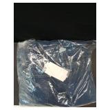 roswear Womens Wide Leg Jeans Loose Fit Front Seam Streetwear Winter Denim Pants Retro Blue Large