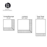 IHR Ideal Home Range Cocktail Napkins Disposable 3-Ply Paper Party Napkin Pack, 5" x 5", Early Magic, 20-Count