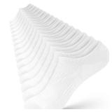 wernies 8 Pairs No Show Socks for Women,Low Cut Invisible Casual Short Ankle Socks for women White 5-8