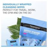 Neutrogena Makeup Remover Wipes, Daily Single Face Cleansing Towelettes, Makeup Removing Cleansing Wipes Removes Dirt & Oil, Alcohol-Free Face Towelettes, 20 ct