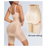 PRETTYWELL Shapewear Tummy Control Shorts for Women Comfort High Waisted Body Shaper Shorts Seamless no Rolling Thigh Slimmer Nude XL