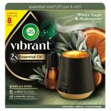 AIR WICK Essential Mist - Vibrant Starter Kit White Sage & Mahogany 3/1 ct.