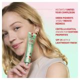 Erborian CC Red Correct - Skincare-First Green Color Corrector with Centella Asiatica, Illuminating Color Corrector with Redness Coverage & SPF 25 - Cica, Korean Skincare