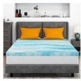 Mattress Topper Full, 2 Inch Gel Memory Foam  size 47 X 62