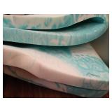 Mattress Topper Full, 2 Inch Gel Memory Foam  size 47 X 62