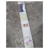 Achim GII Morningstar Indoor Cordless Woodtone Vinyl Light Filtering Window Mini Blind  64  L x 30  W - Retail: $55