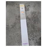 Achim GII Morningstar Indoor Cordless Black Vinyl Light Filtering Window Mini Blind  72  L x 33  W