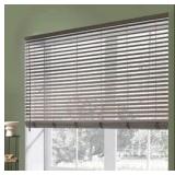 2-INCH White Cordless Faux Blind 48x48