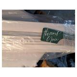 2-INCH White Cordless Faux Blind 48x48