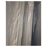 2-INCH White Cordless Faux Blind 48x48