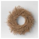 Pampas Preserved Wreath - Threshold