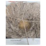 Pampas Preserved Wreath - Threshold