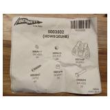 Pack of 2 ,Yamaha Upper Hinge Hardware Kit 6BT-50035-02