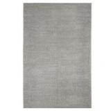 Nourison Essentials Indoor/Outdoor Silver Grey 3 x 5  Area Rug  (3x5) (DAMAGED)