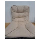 Classic Accessories 19"x19" 2pc Outdoor Seat Cushion Set Khaki - Classic Accessories: Water-Resistant, Tufted, Hand Washable